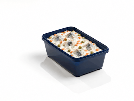 Haringhapjes in mayonaise