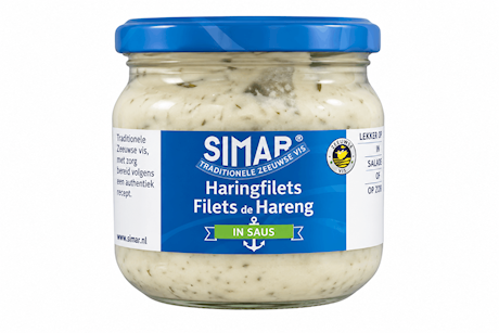 Haringfilets in tartaar saus