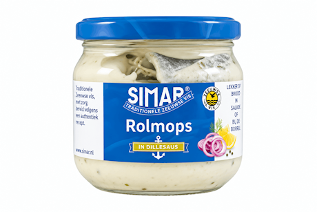 Rolmops in mayonaise