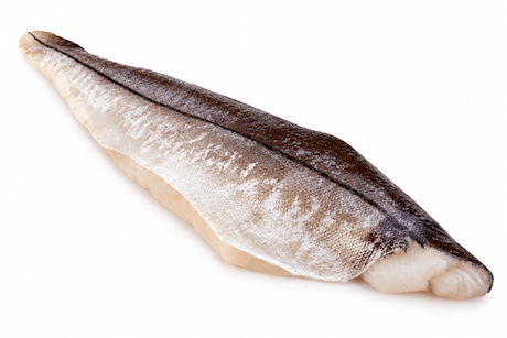Schelvisfilet met vel geschubd