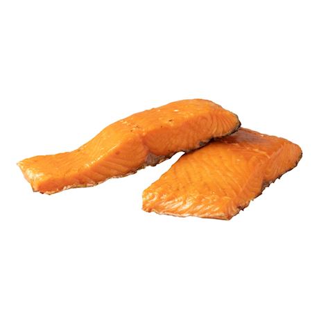 Warm gerookte zalmlende naturel